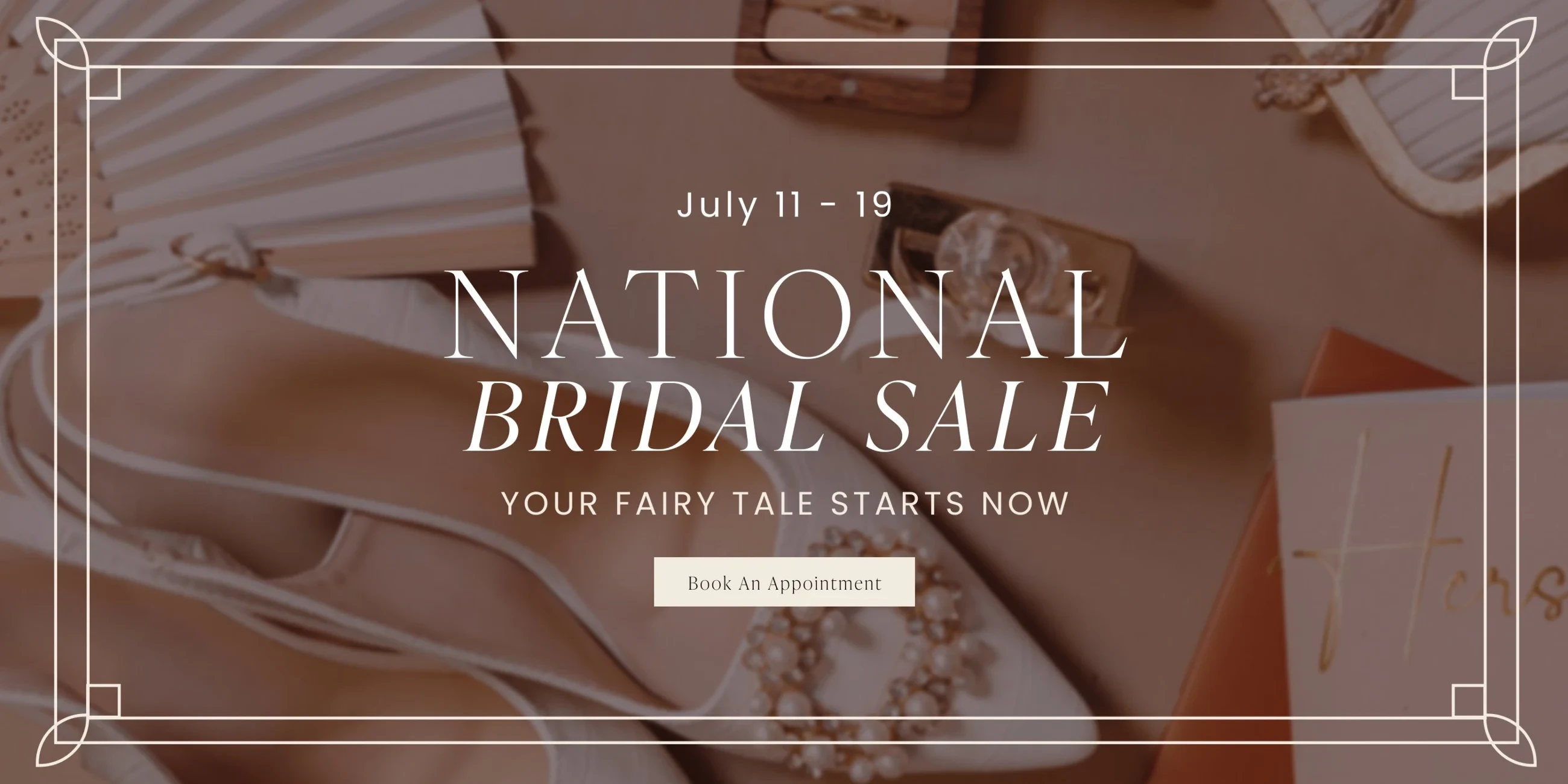 National Bridal Sale desktop banner