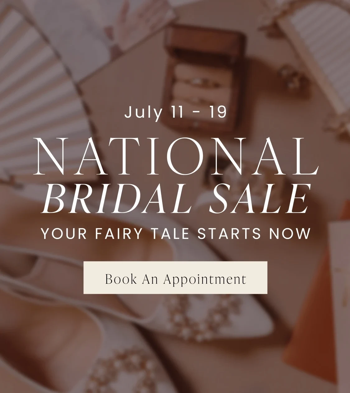 National Bridal Sale mobile banner