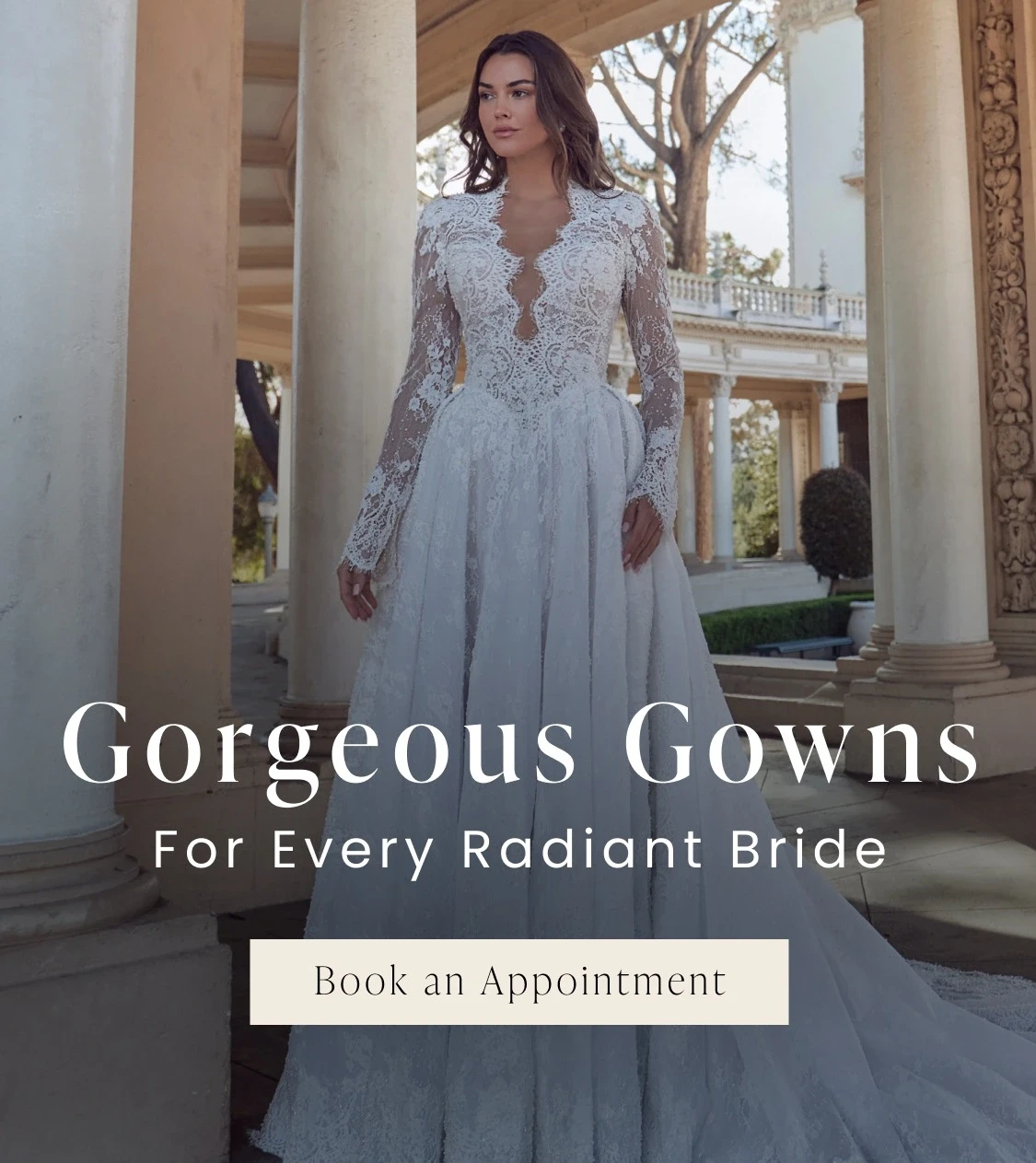 Models La perle bridal gowns, Gorgeous Gowns mobile banner